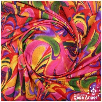 LYCRA GLITTER ESTAMPADA SERIE PRIMAVERA LSD 150cm