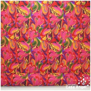LYCRA GLITTER ESTAMPADA SERIE PRIMAVERA LSD 150cm