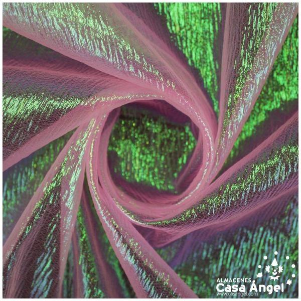 GASA ROSA IRISADA ARRUGADA SERIE MAIORIS 150cm