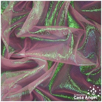 GASA ROSA IRISADA ARRUGADA SERIE MAIORIS 150cm