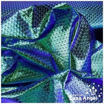 NAPA SINTÉTICA TERMOFORMADA AZUL SERIE SKALA 150cm