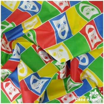 SATÍN ESTAMPADO COMEDIA 150cm