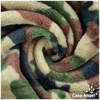 CORALINA ESTAMPADA CAMUFLAJE MILITAR 150cm