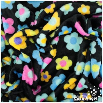 CORALINA ESTAMPADA FLORES HIPPIES 150cm