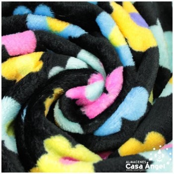 CORALINA ESTAMPADA FLORES HIPPIES 150cm