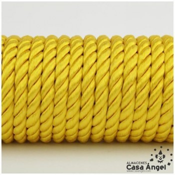 CORDÓN RAYÓN LABRADO TORZAL AMARILLO OSCURO