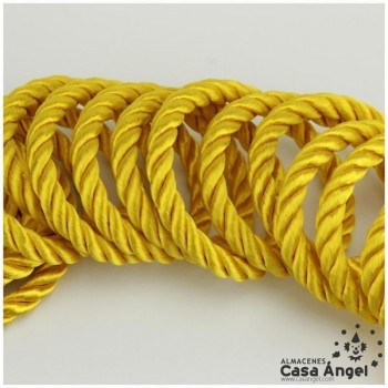 CORDÓN RAYÓN LABRADO TORZAL AMARILLO OSCURO