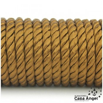 CORDÓN RAYÓN LABRADO TORZAL MARRÓN CLARO