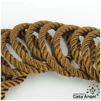 CORDÓN RAYÓN LABRADO TORZAL MARRÓN CLARO