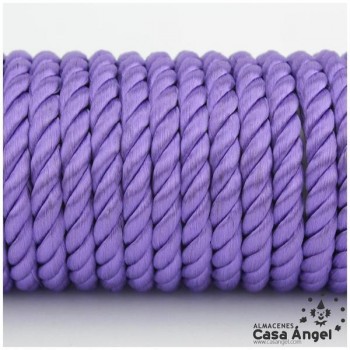 CORDÓN RAYÓN LABRADO TORZAL MORADO CLARO