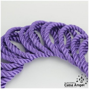 CORDÓN RAYÓN LABRADO TORZAL MORADO CLARO