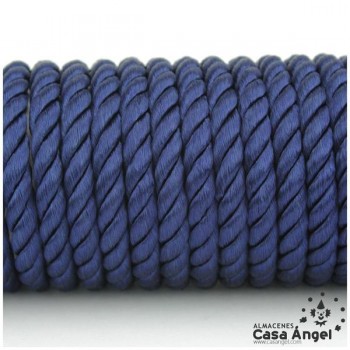 CORDÓN RAYÓN LABRADO TORZAL AZUL MARINO