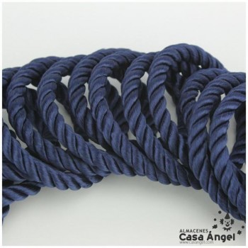 CORDÓN RAYÓN LABRADO TORZAL AZUL MARINO