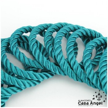 CORDÓN RAYÓN LABRADO TORZAL VERDE FUERTE
