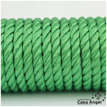 CORDÓN RAYÓN LABRADO TORZAL VERDE VIVO