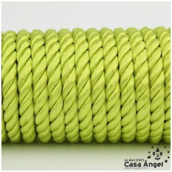 CORDÓN RAYÓN LABRADO TORZAL VERDE PISTACHO CLARO