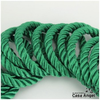 CORDÓN RAYÓN LABRADO TORZAL VERDE BILLAR