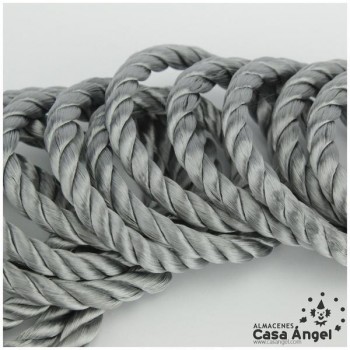 CORDÓN RAYÓN LABRADO TORZAL GRIS MEDIO