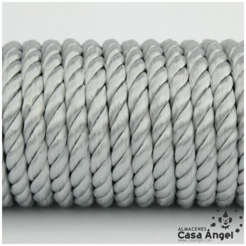 CORDÓN RAYÓN LABRADO TORZAL GRIS CLARO