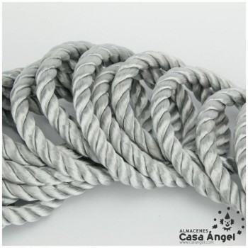 CORDÓN RAYÓN LABRADO TORZAL GRIS CLARO