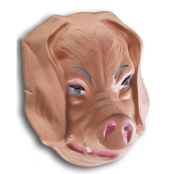 MÁSCARA CERDO GRANDE PLÁSTICO