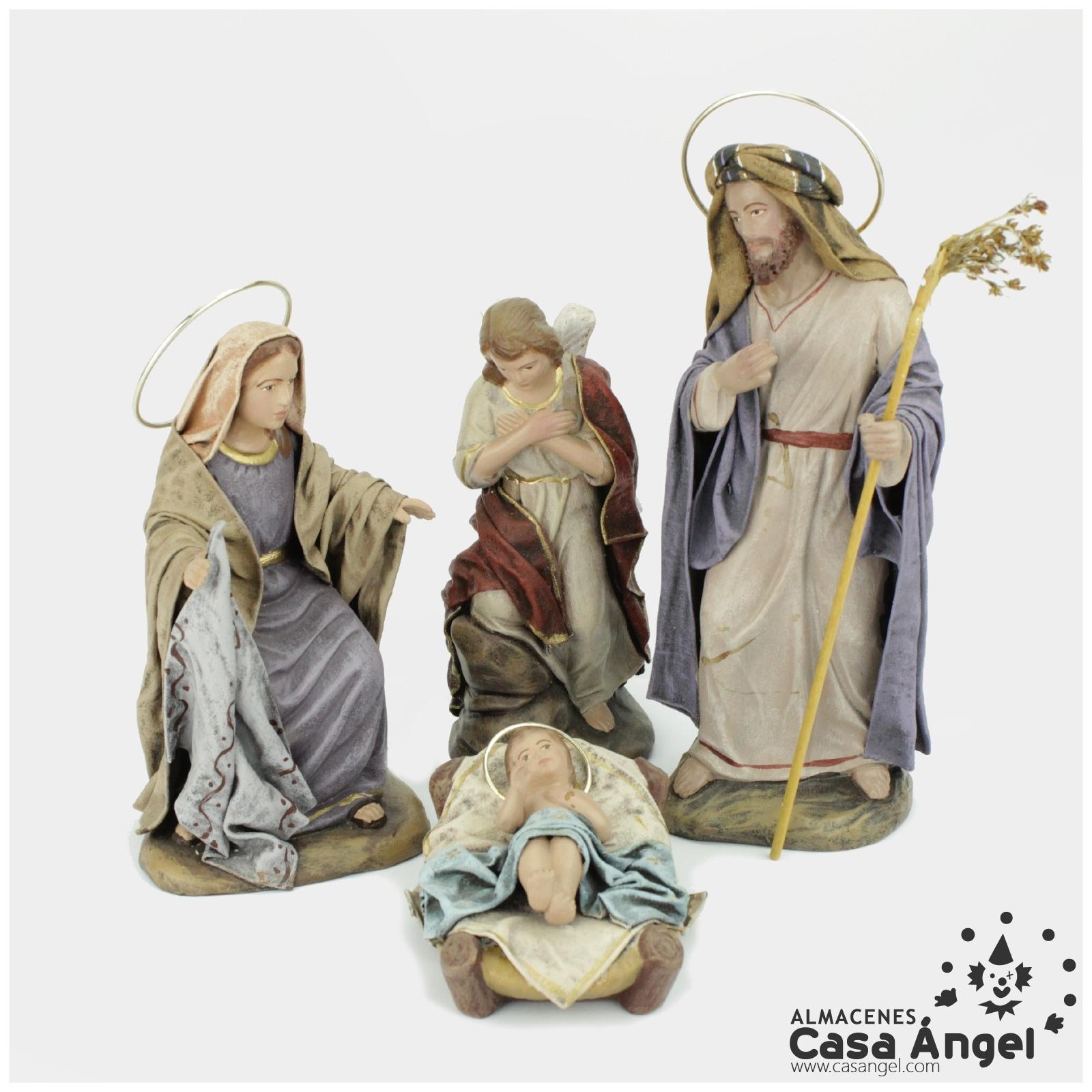 ALMACENES CASA ANGEL Portal DE BELÉN DE Corcho con Figuras Ideal para DECORACIÓN DE Navidad. 