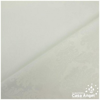 TELA DAMASCO BLANCO SERIE VERSALLES 280cm