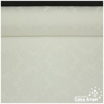 TELA DAMASCO BLANCO SERIE VERSALLES 280cm