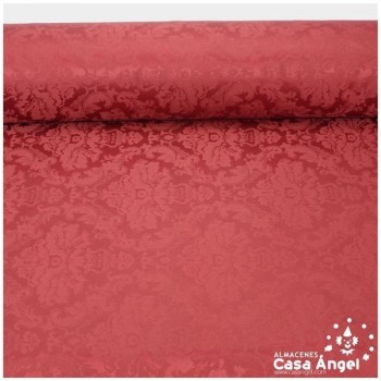 TELA DAMASCO BURDEOS SERIE VERSALLES 280cm