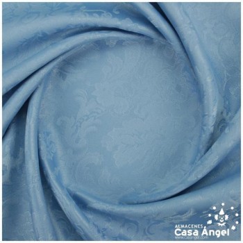 TELA DAMASCO CELESTE SERIE VERSALLES 280cm