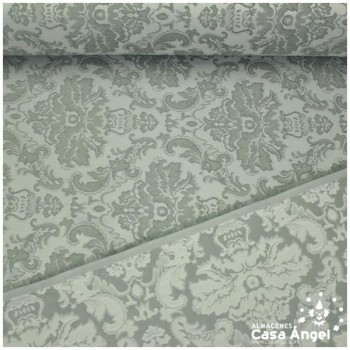 TELA DAMASCO GRIS SERIE VERSALLES 280cm