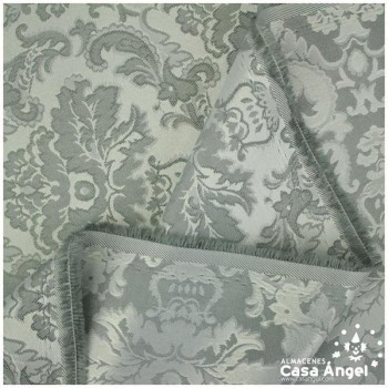 TELA DAMASCO GRIS SERIE VERSALLES 280cm