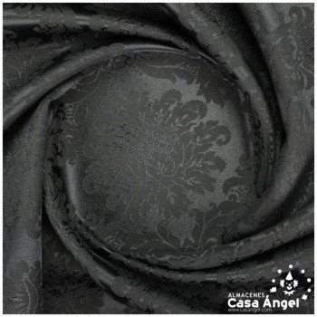 TELA DAMASCO NEGRO SERIE VERSALLES 280cm