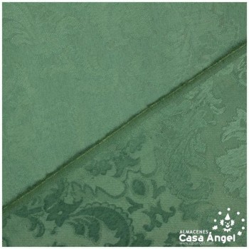 TELA DAMASCO VERDE BOTELLA SERIE VERSALLES 280cm