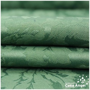 TELA DAMASCO VERDE BOTELLA SERIE VERSALLES 280cm