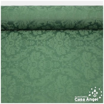 TELA DAMASCO VERDE BOTELLA SERIE VERSALLES 280cm