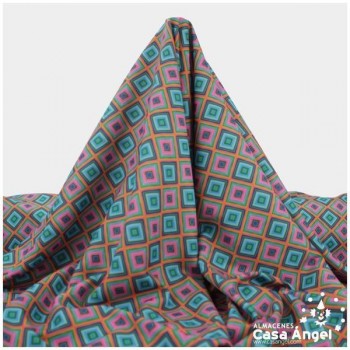 CREPÉ ESTAMPADO MULTICOLOR DAYAMOND SERIE HOLAND 150cm