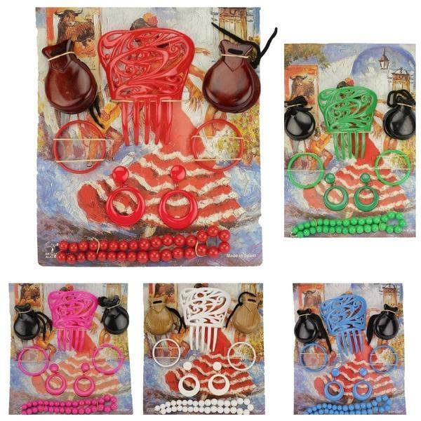 SET FLAMENCA CON CASTAÑUELAS