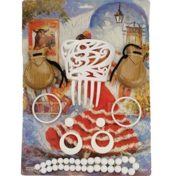 SET FLAMENCA CON CASTAÑUELAS