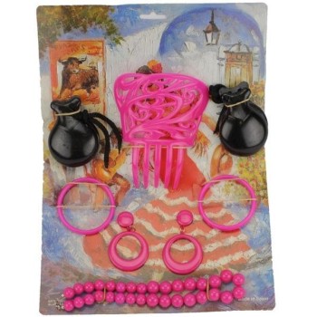 SET FLAMENCA CON CASTAÑUELAS