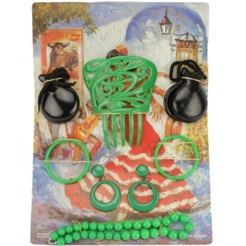 SET FLAMENCA CON CASTAÑUELAS