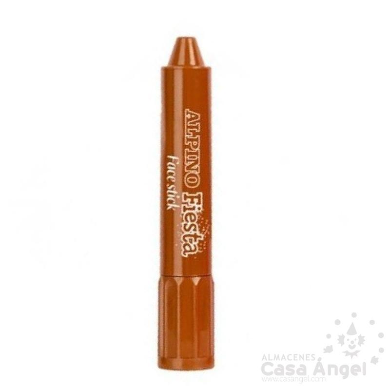 BARRA DE MAQUILLAJE COLOR MARRÓN TIPO LÁPIZ RETRACTIL