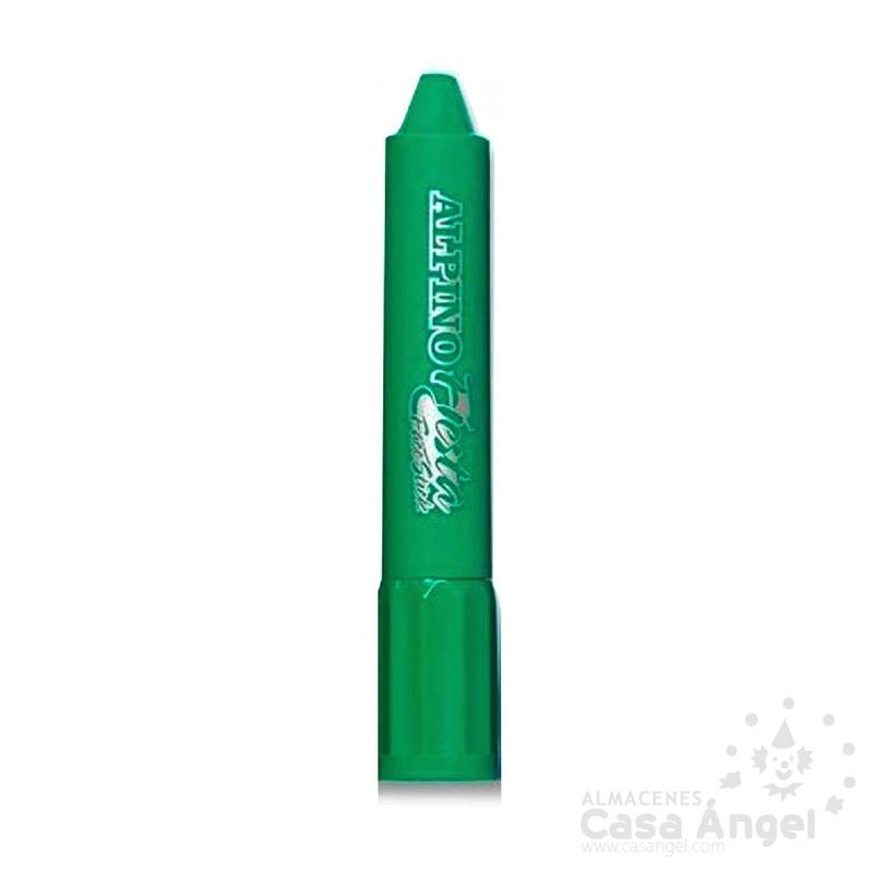 BARRA DE MAQUILLAJE COLOR VERDE TIPO LÁPIZ RETRACTIL