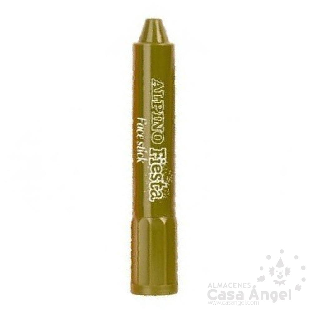BARRA DE MAQUILLAJE COLOR VERDE CAZA TIPO LÁPIZ RETRACTIL