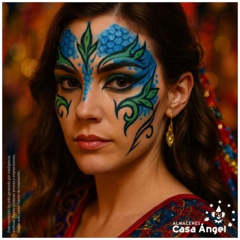 PERFILADOR LÍQUIDO AZUL PARA MAQUILLAJE DE FANTASÍA 6grs