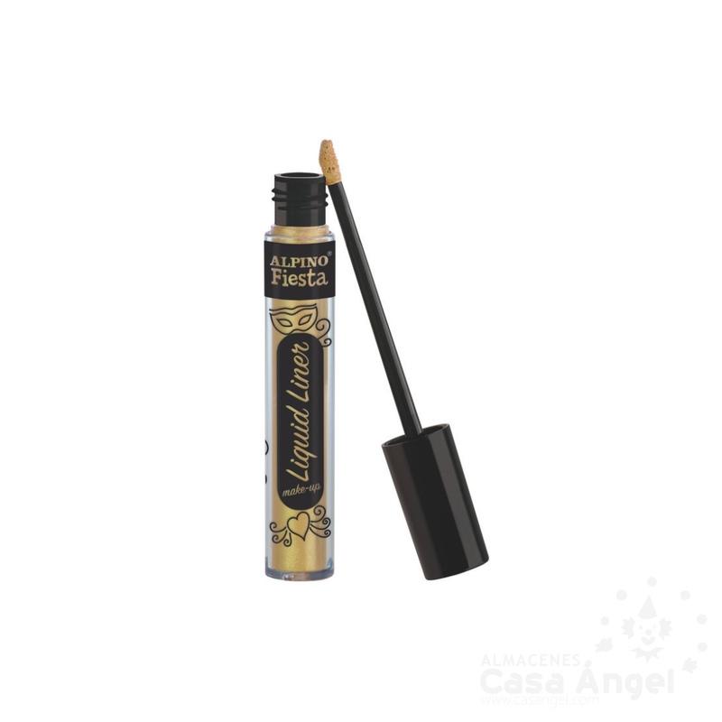 PERFILADOR LÍQUIDO COLOR ORO PARA MAQUILLAJE DE FANTASÍA 6grs