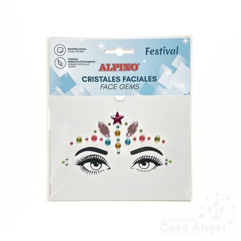 GEMAS FACIALES ADHESIVAS MODELO FESTIVAL