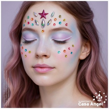GEMAS FACIALES ADHESIVAS MODELO FESTIVAL