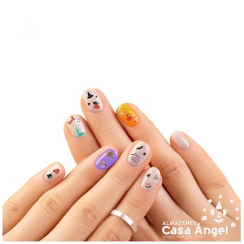 LÁMINA DE PEGATINAS PARA UÑAS DE HALLOWEEN