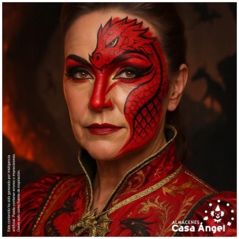 POLVERA DE MAQUILLAJE AL AGUA ROJO 40grs